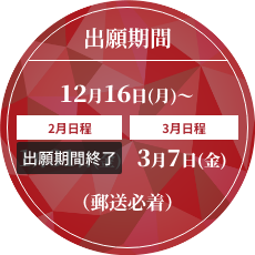 出願期間