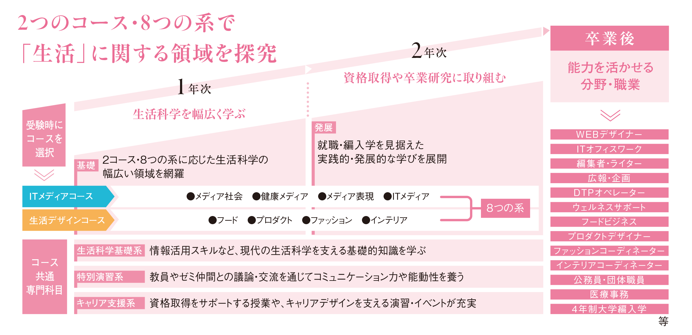 4年間の学びの流れ