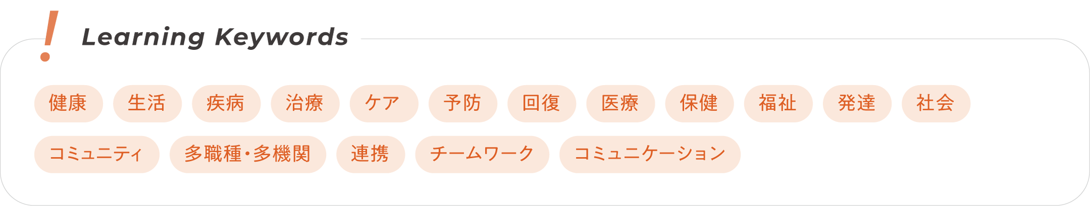 Learning Keywords
