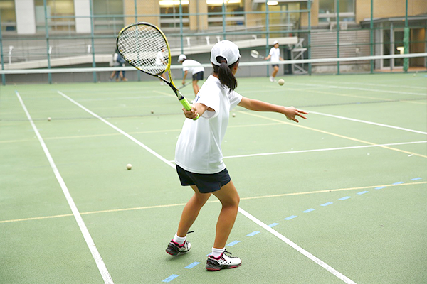 ソフトテニス部 部活動 学校生活 共立女子中学高等学校