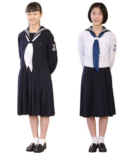 女子中学生  制服 