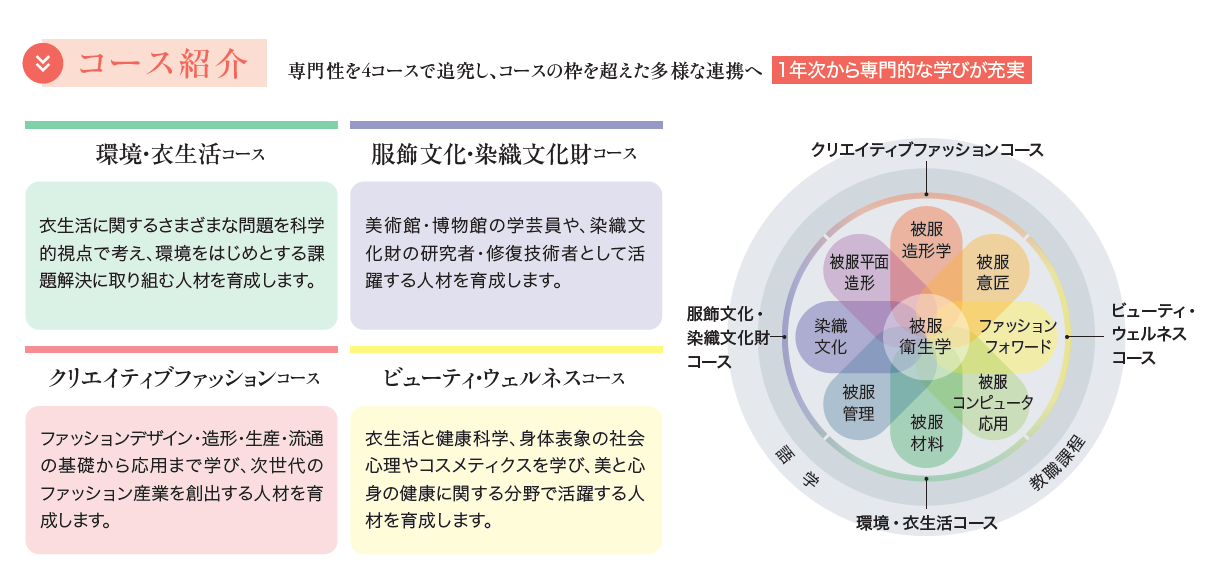 4年間の学びの流れ