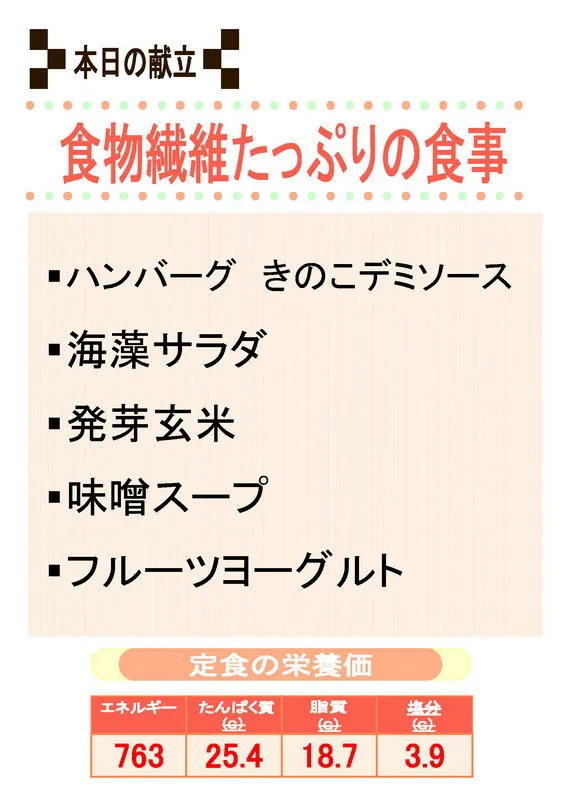献立