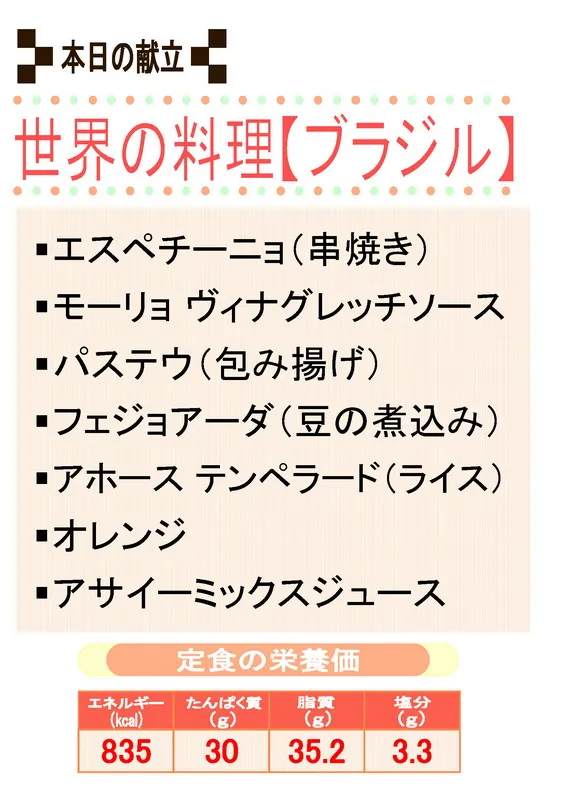 献立