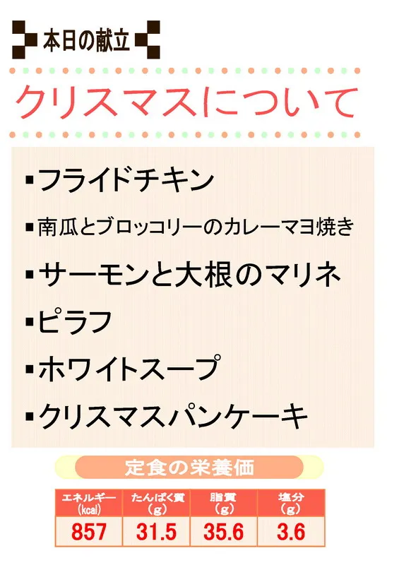 献立