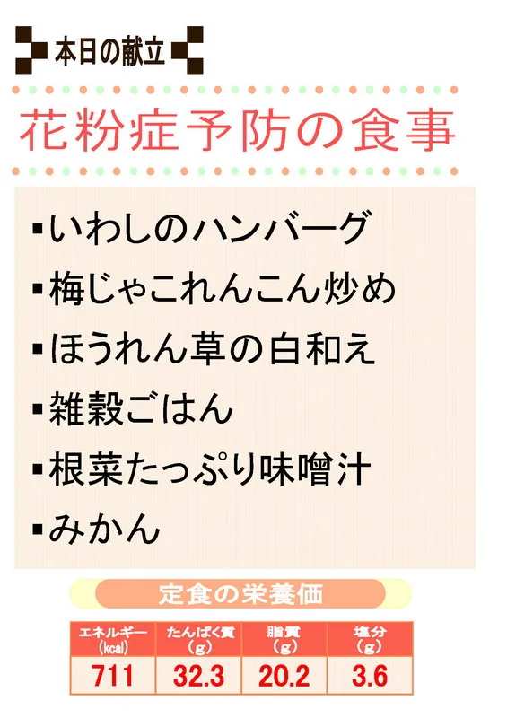 献立