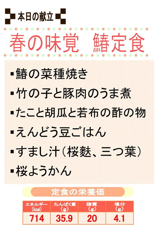 献立