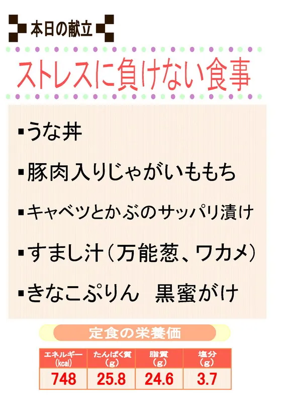 献立