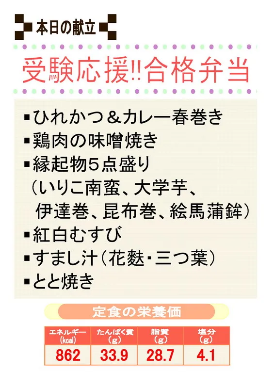 献立