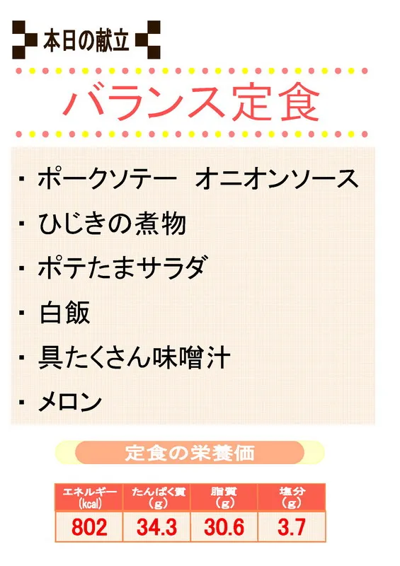 献立