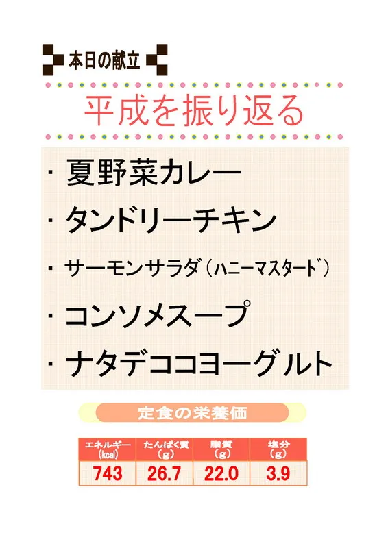 献立