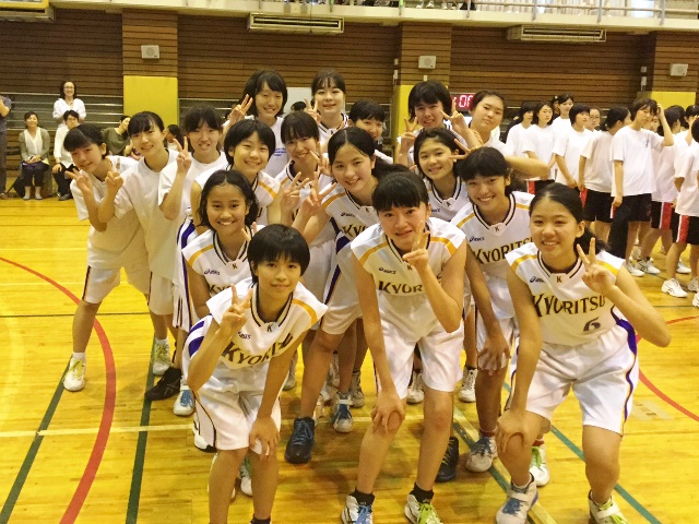 中学バスケットボール部が第一支部大会で優勝しました ２連覇 ニュース詳細 共立女子中学高等学校