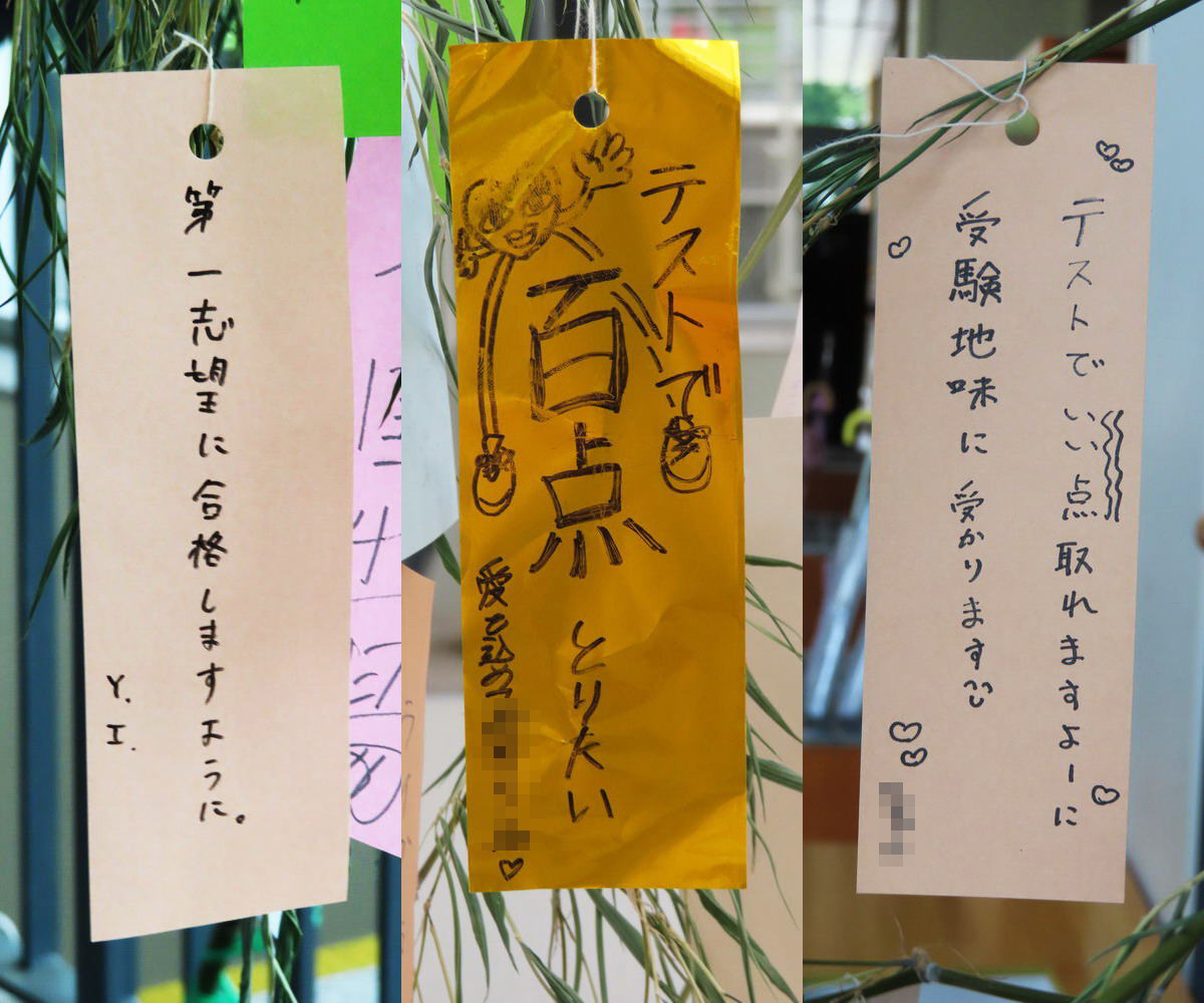 777の七夕、短冊の大願成就にも期待！｜NEWS 詳細｜ご案内｜共立女子第